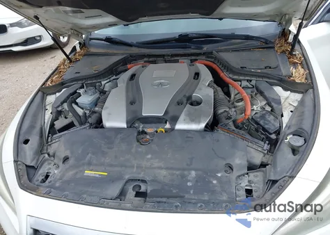 2014 Infiniti Q50 Hybrid Premium from USA, damaged, VIN JN1AV7AP7EM690553